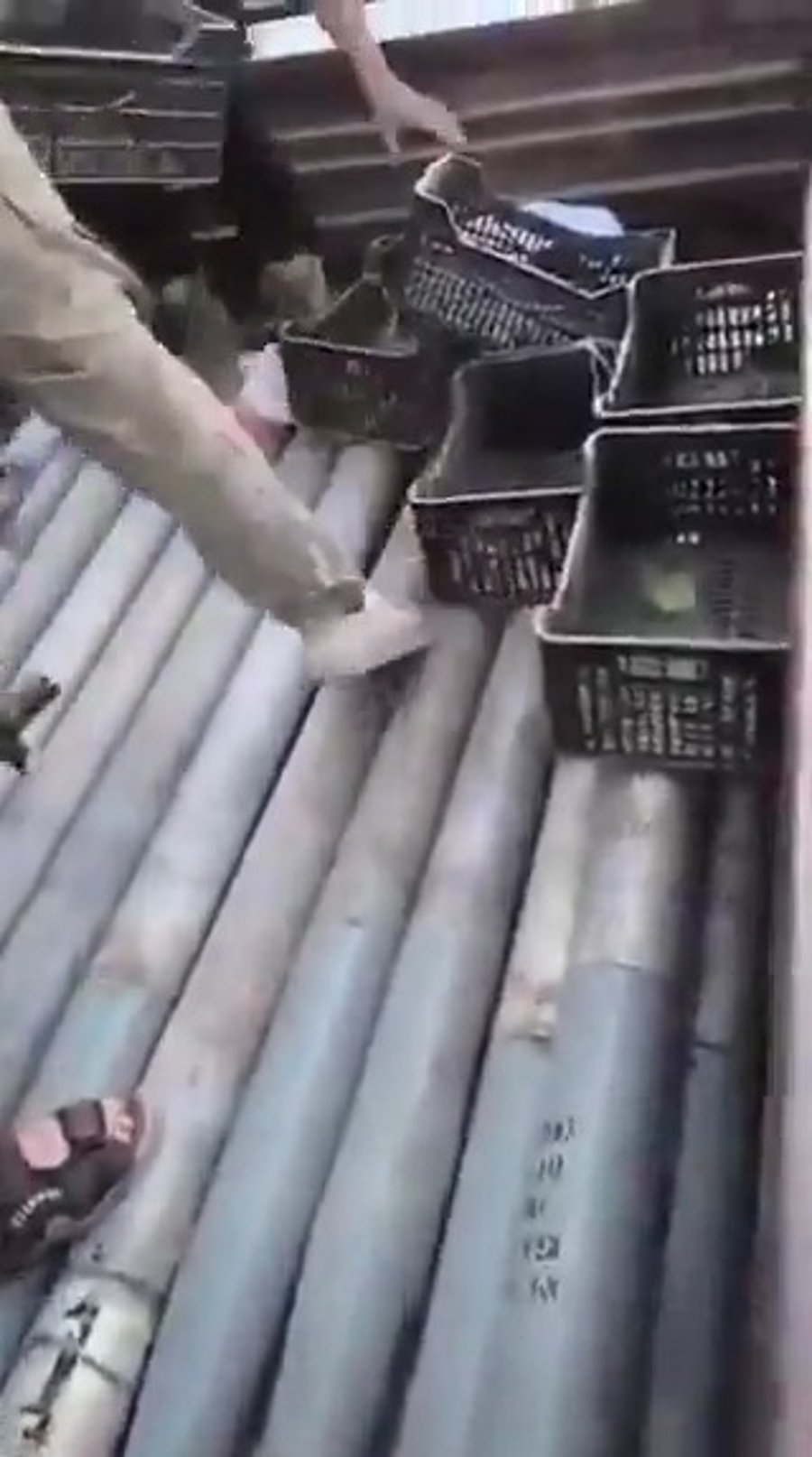 משאית הטילים שנתפסה הבוקר