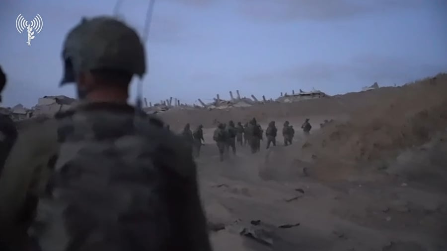 פעילות כוחות אוגדה 252 ברצועת עזה