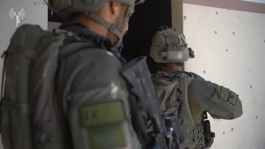 פעילות כוחות אוגדה 36 ברצועת עזה