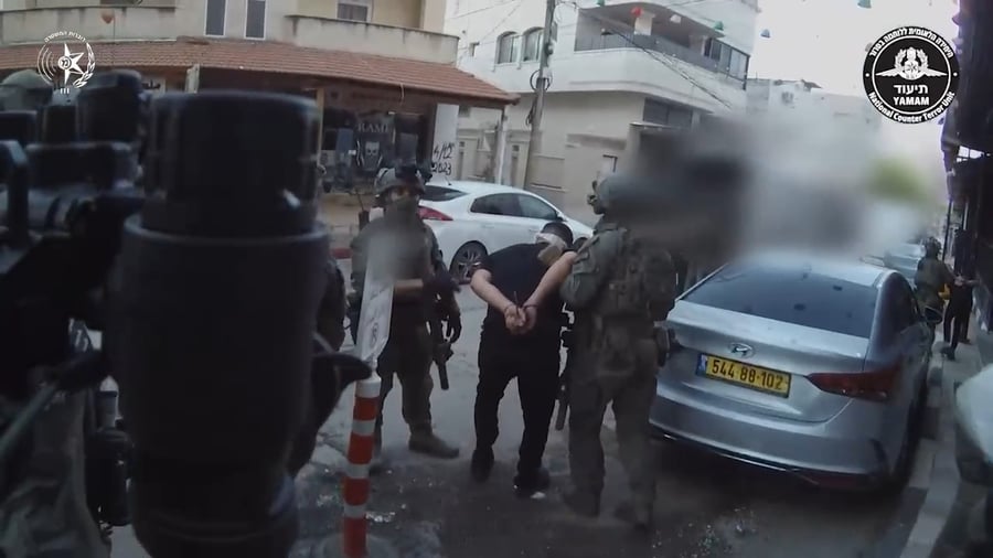 המעצר ממצלמות קסדת לוחמי הימ״מ