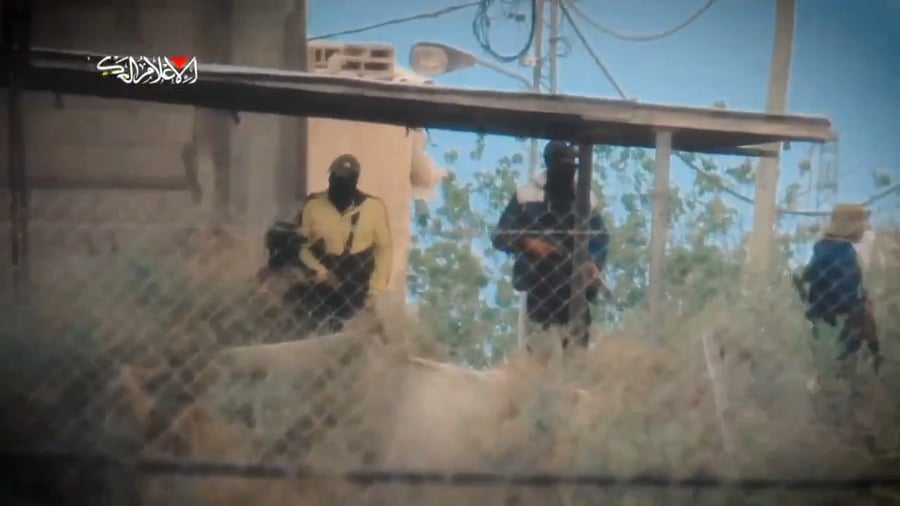 תקיפת אנשי המיליציה ע"י מחבלי חמאס