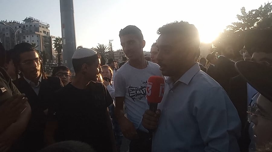 כתב ערוץ 13 לא מצליח לתת עדכון מהשטח 