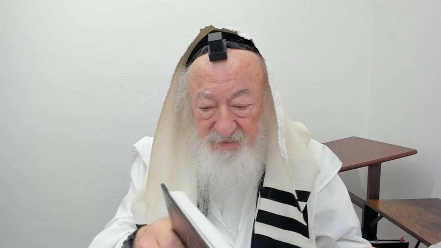 הרב יעקב דוד סטפנסקי בשיעור על מסכת בבא מציעא