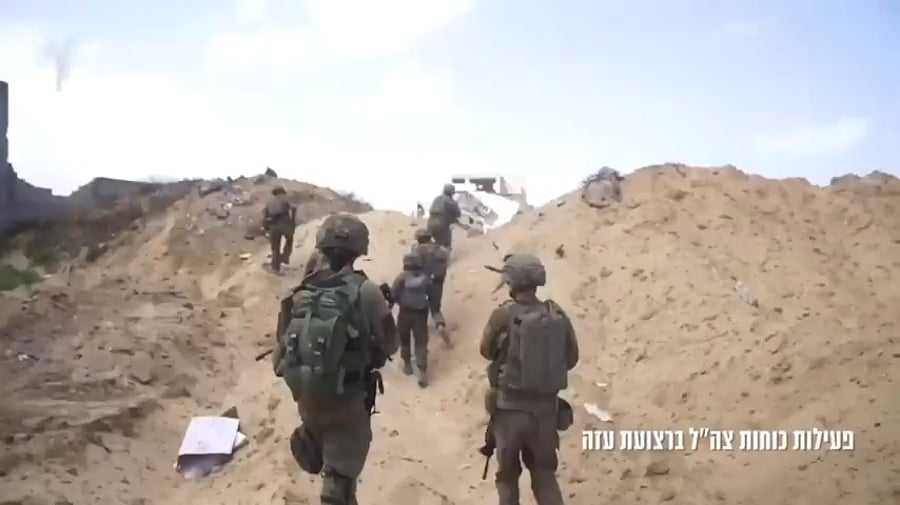 פעילות לוחמי צה"ל ברצועת עזה השבוע