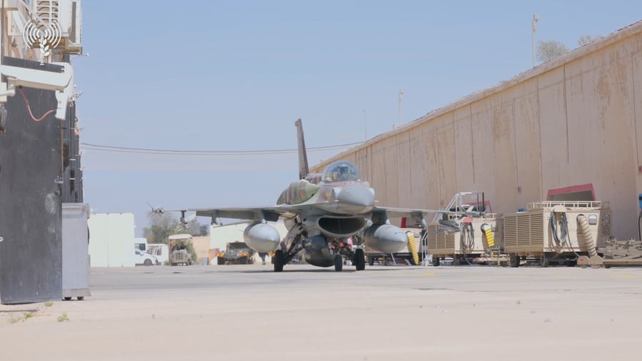 המראות מטוסי הקרב ליירוט הכטב״מים ששוגרו מאיראן