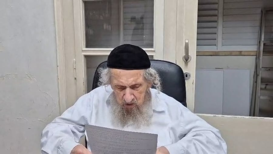 צפו בדבריו של ראש הישיבה