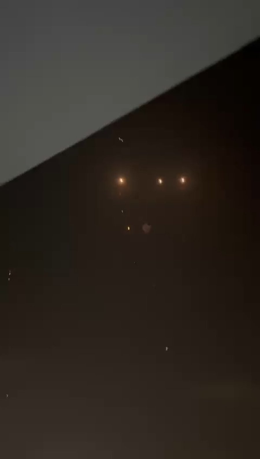 תיעוד מאחת הנפילות במרכז