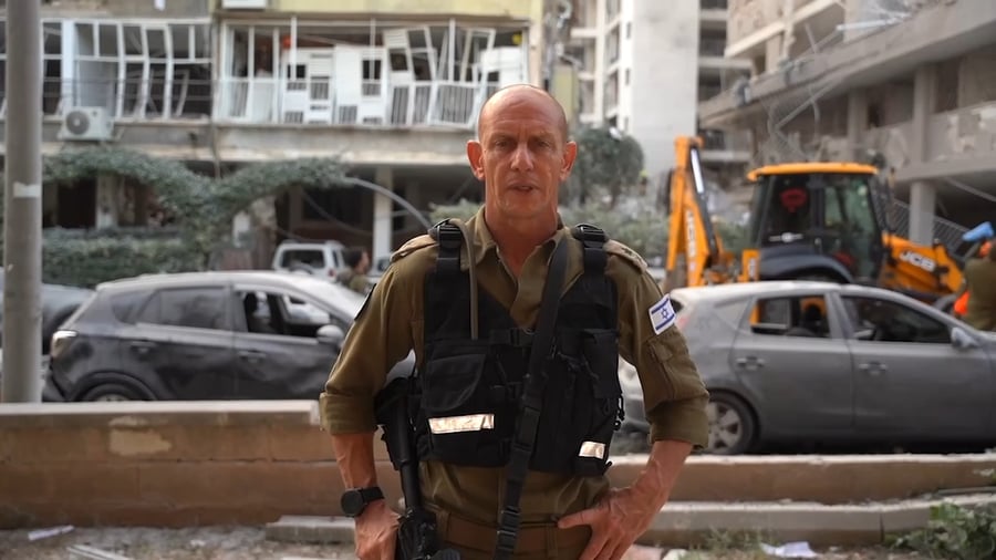 מפקד פיקוד העורף בזירה בבת הים | צפו