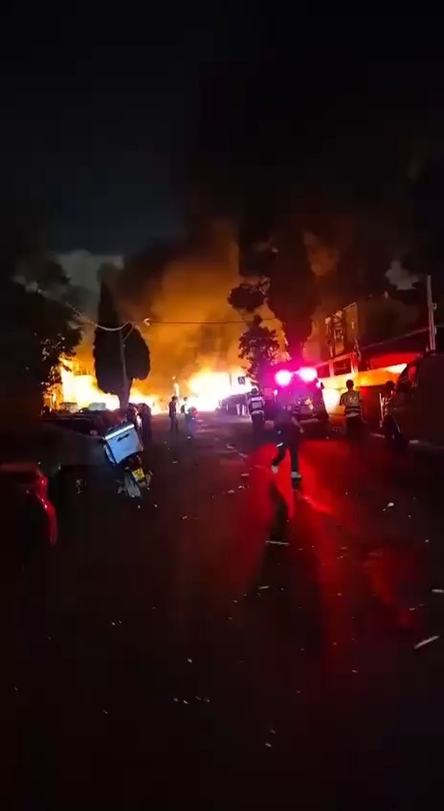 תיעוד מהזירה בחיפה