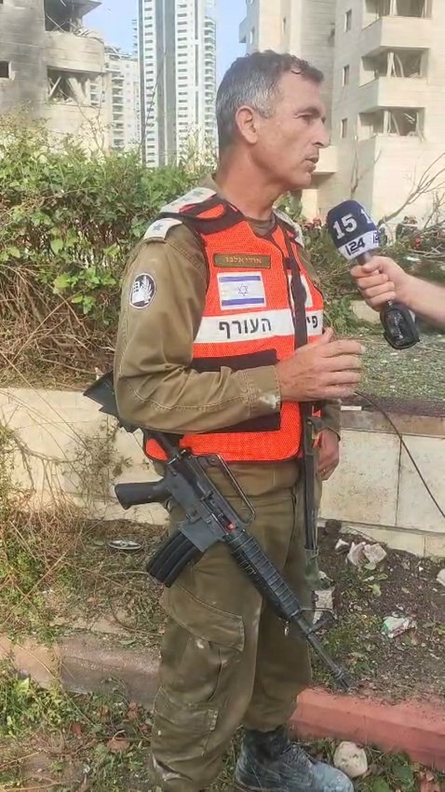 עדכון פיקוד העורף מזירת הנפילה בפתח תקווה