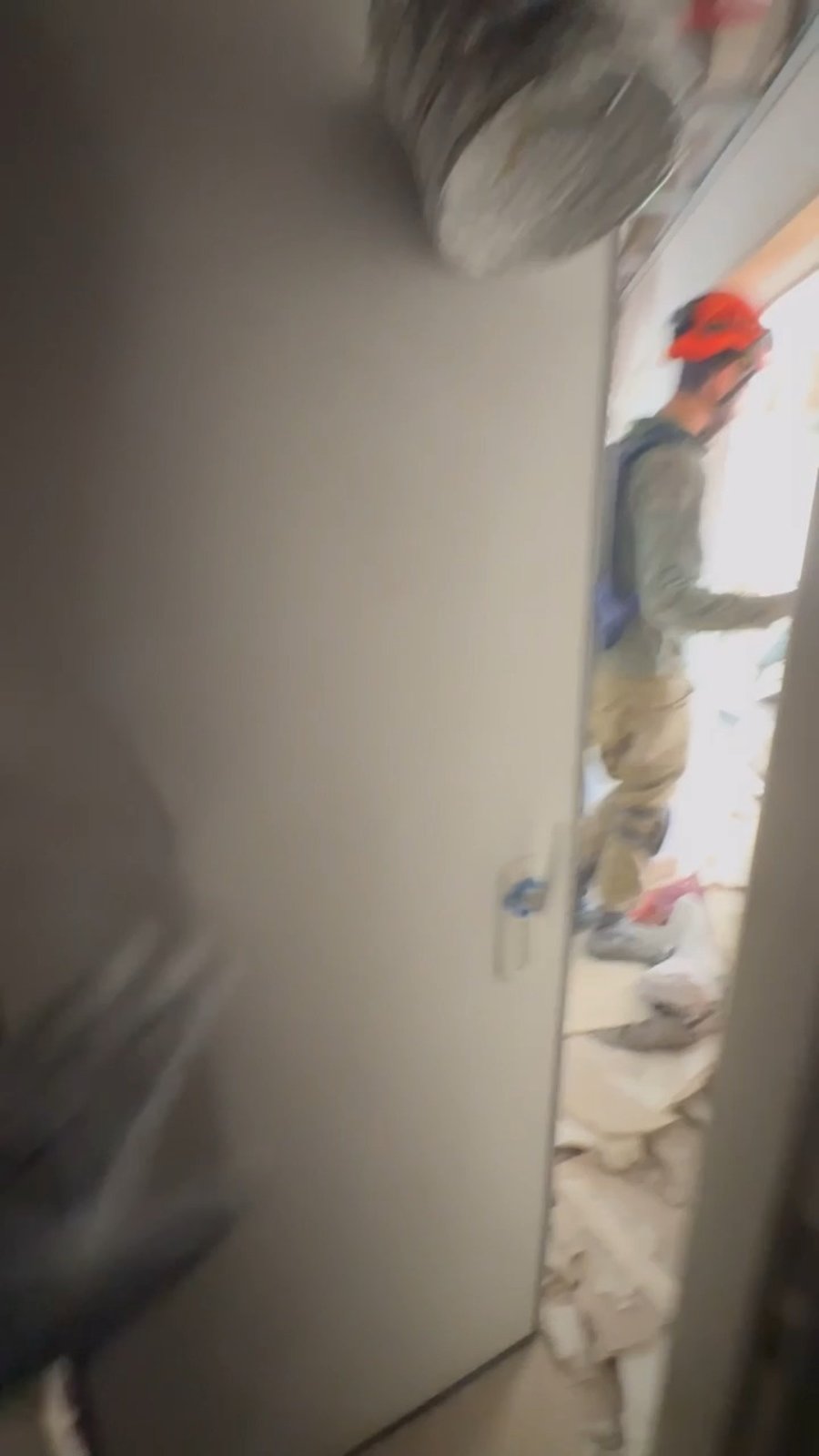 תיעוד ממ"ד ששרד בפגיעה הקשה בפ"ת