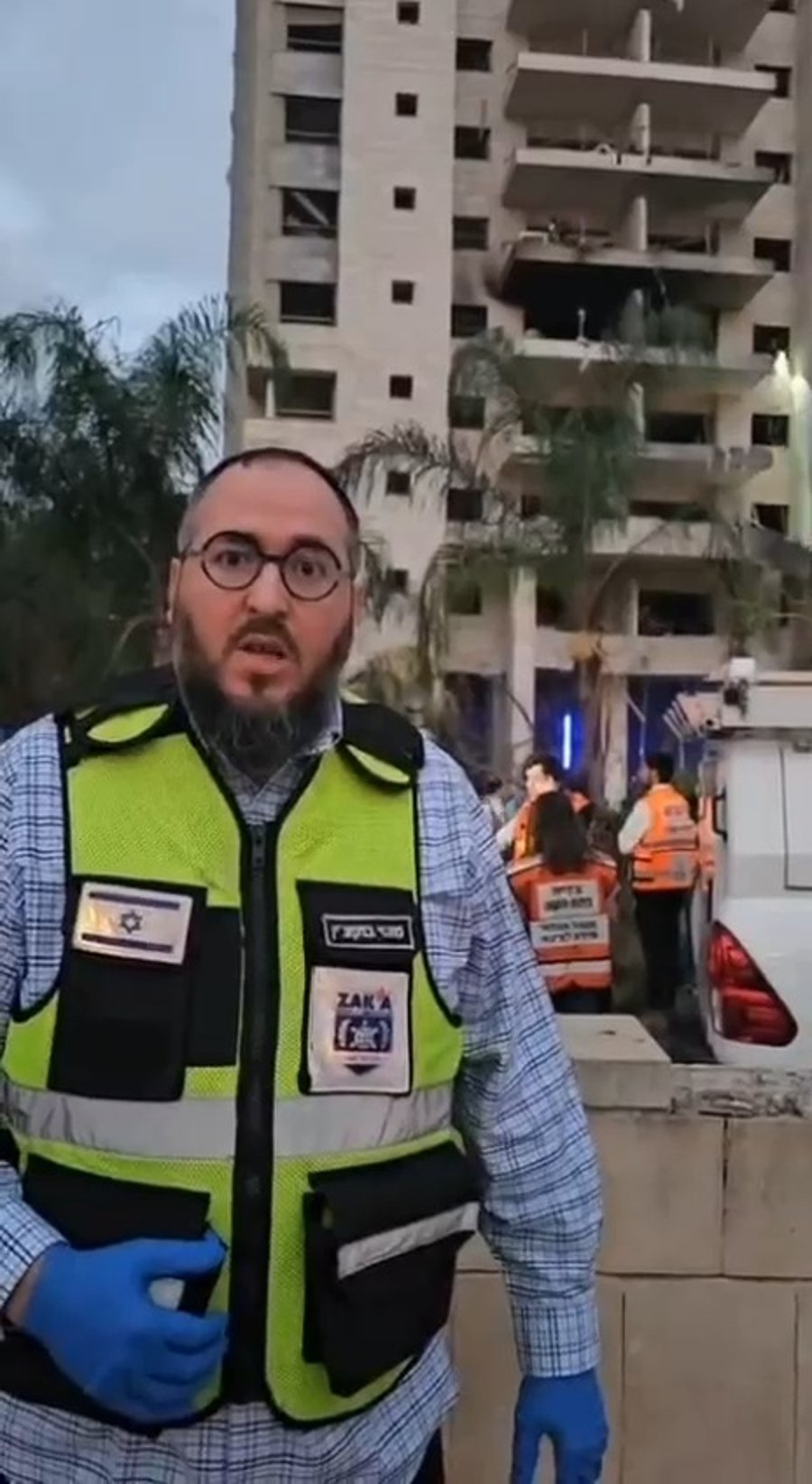 מוטי בוקצ'ן דובר זק"א מאחת הזירות