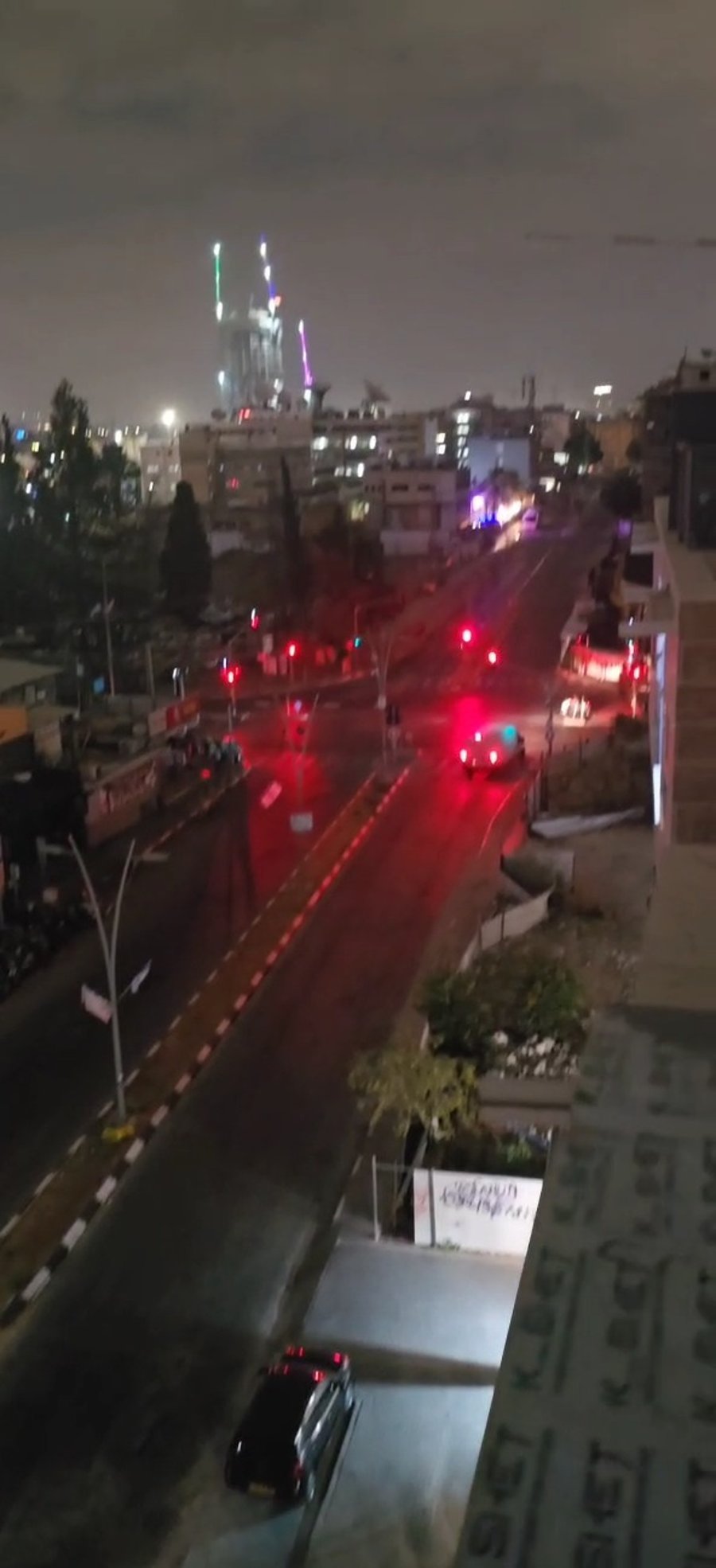 נפילת חשמל באזור נפילה בגוש דן 