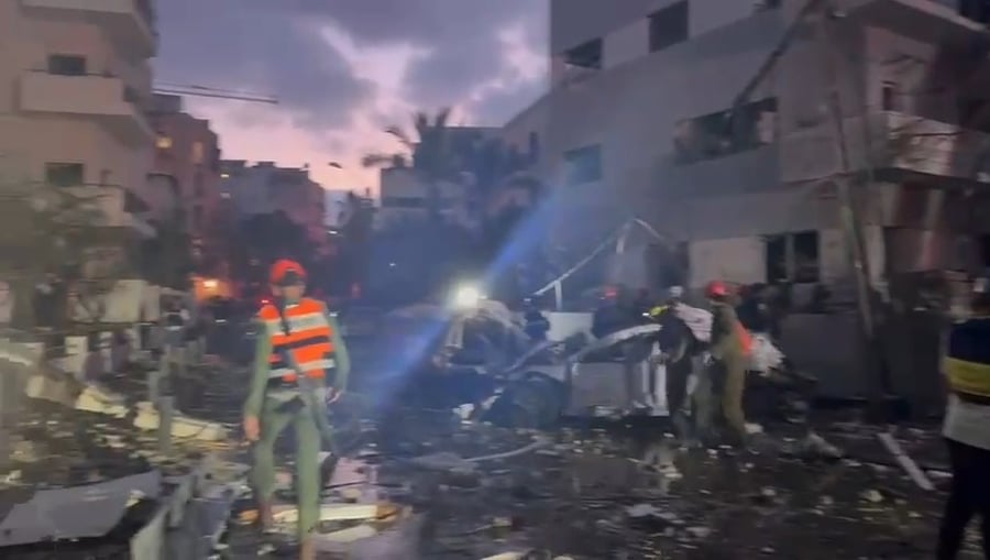 זירת נפילה במרכז הארץ