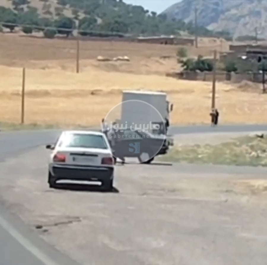 'משאית של המוסד' שנתפסה