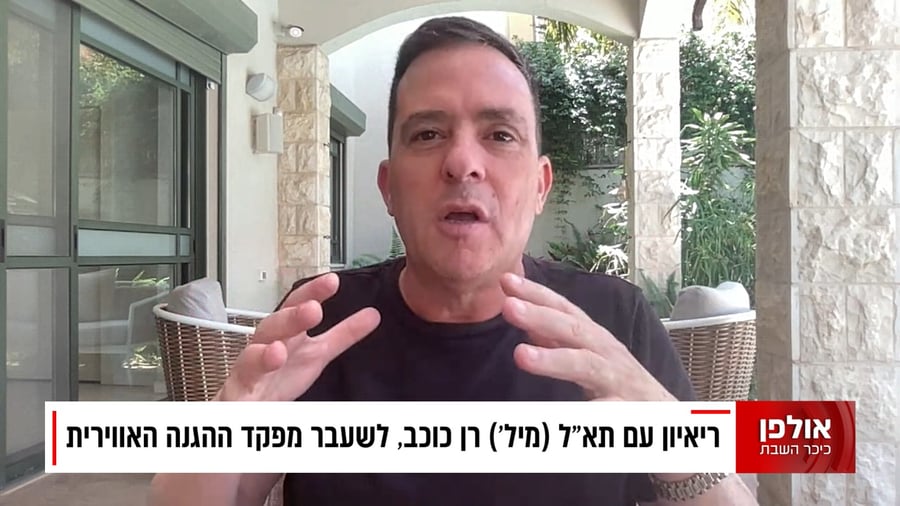צפו בריאיון המלא | תא"ל רן כוכב על המלחמה באיראן