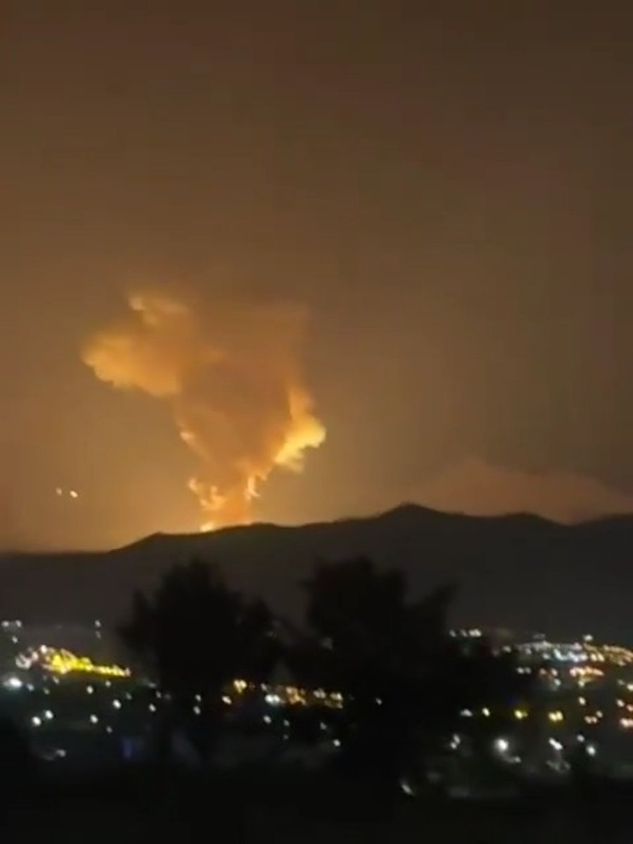 התקיפות בטהרן, הלילה