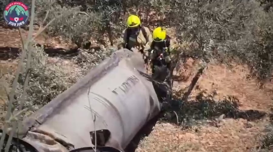 תיעוד מהטיפול בטיל