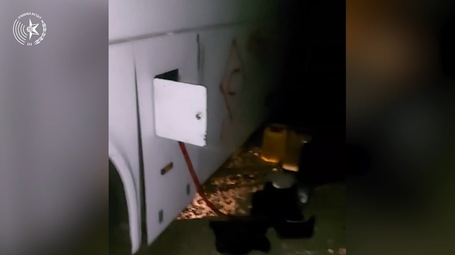 הזירה בה נעצרו הקטינים הבדואים