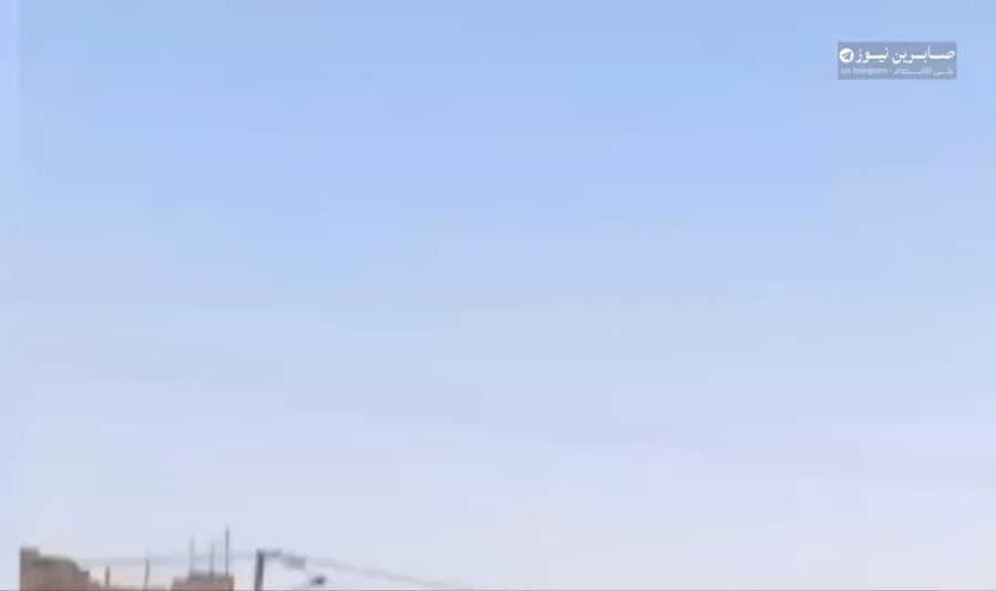 תיעוד רגע הפלת ההרמס הישראלי