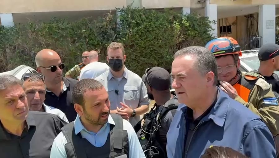 שר הביטחון כץ בזירה בחולון