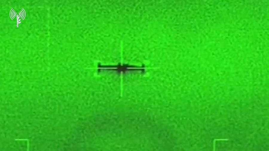 יירוט הכטב"מים בידי חיל האוויר