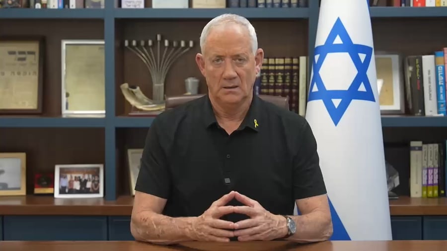 יו"ר המחנה הממלכתי גנץ 