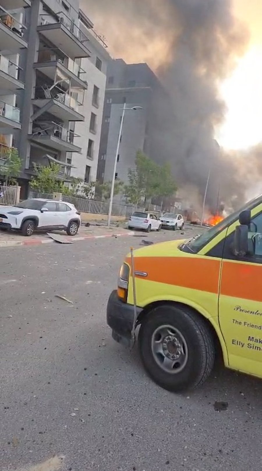 תיעוד מזירת הנפילה 