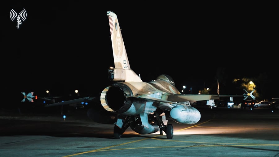 המראות מטוסי הקרב לתקיפות באיראן