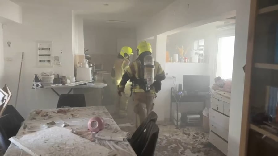 זירת פגיעת הכטב"מ