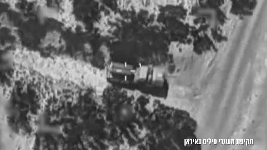 תיעוד מיוחד: תקיפת משגרי טילים באיראן