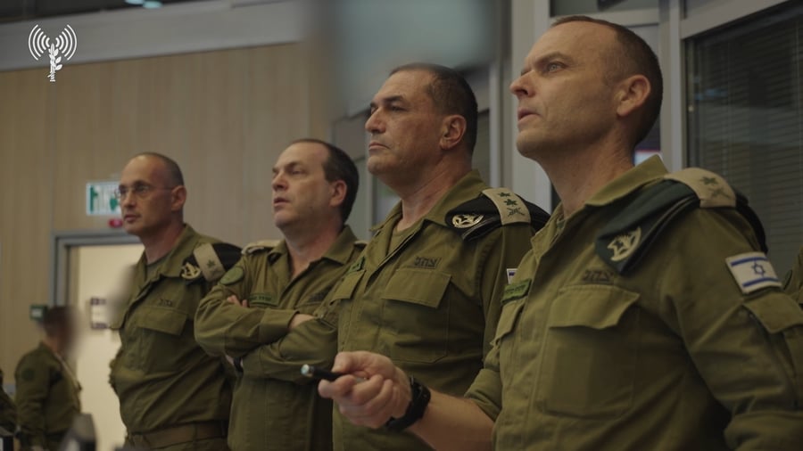 הרמטכ"ל בזמן התקיפה