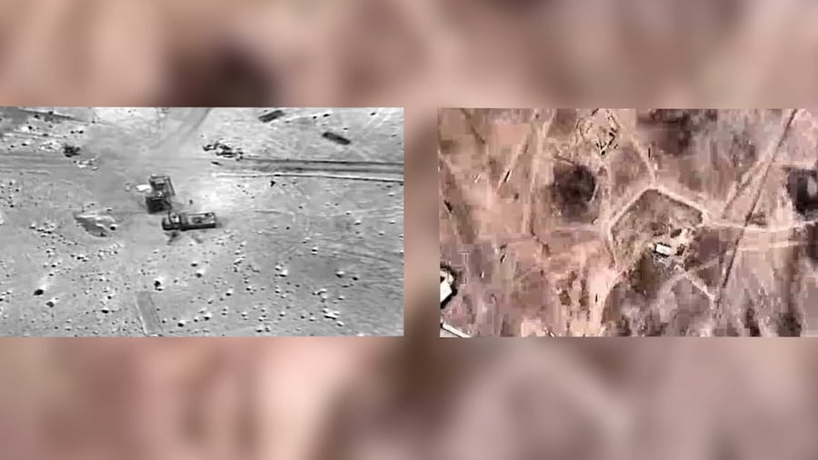 תקיפת משגר טילים המיועדים לפגיעה בכלי טיס