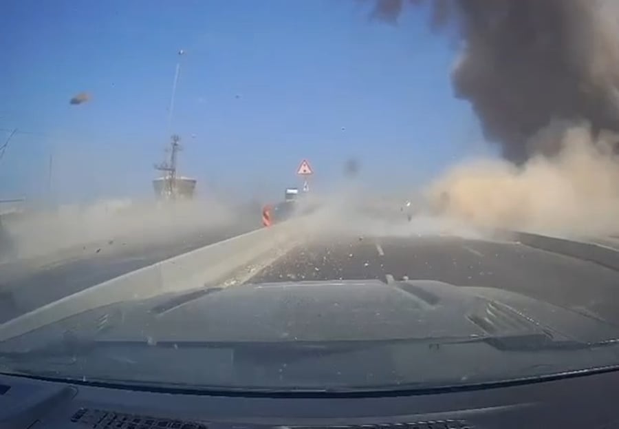 התיעוד מהפיצוץ