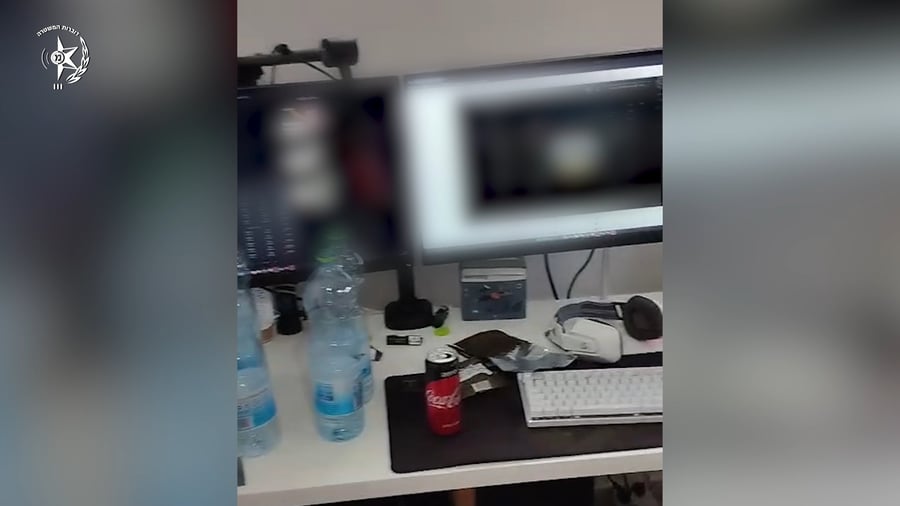 תיעוד מהחיפוש שבוצע