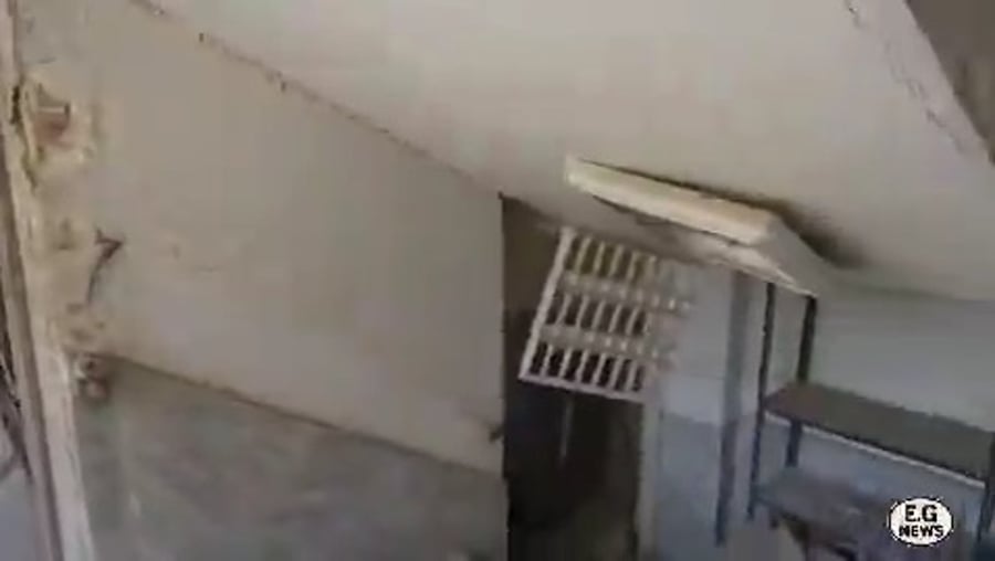 ההרס בבית הכלא של מתנגדי המשטר באיראן