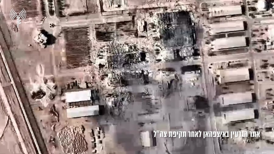 לקט תיעודים מתקיפת חלק מאתרי הגרעין של המשטר האיראני: