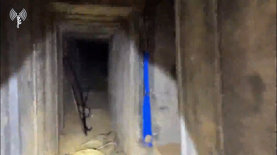 תיעוד מתוך תוואי המנהרה