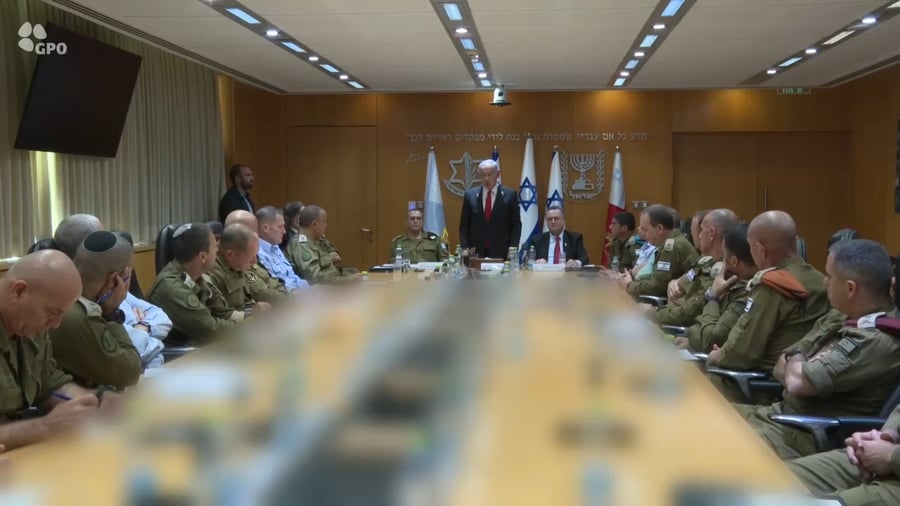 דברי הרמטכ"ל וראש הממשלה לחברי פורום מטכ"ל