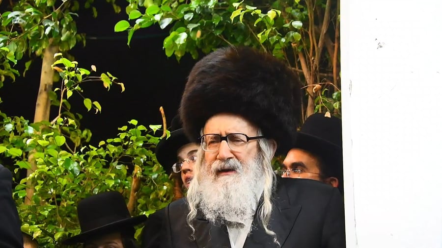 האדמו"ר מאמשינוב בחתונה בבני ברק