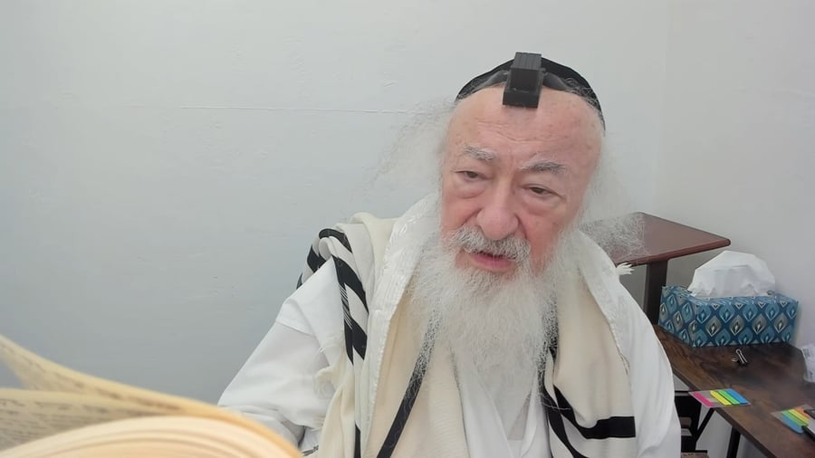 הרב יעקב דוד סטפנסקי בשיעור על מסכת בבא בתרא