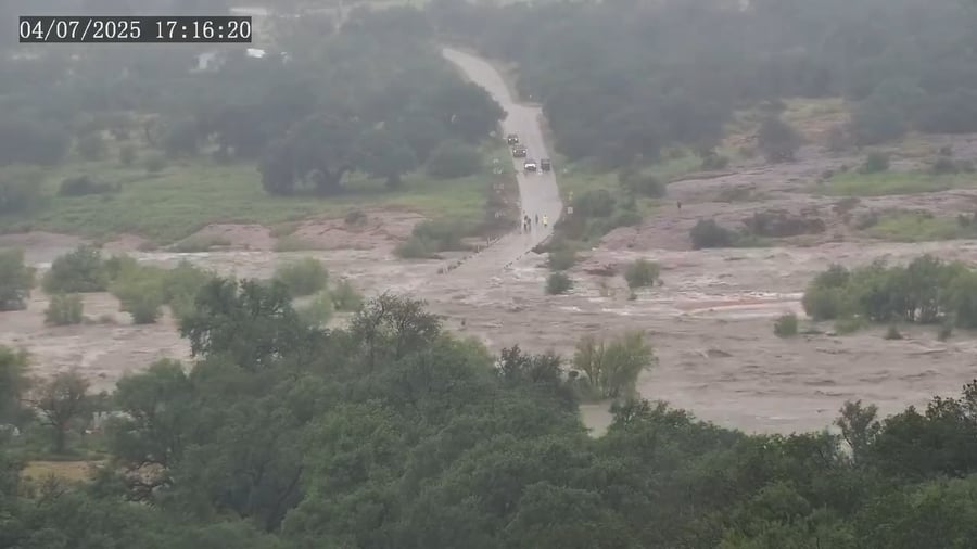 עליית הנהר בטקסס