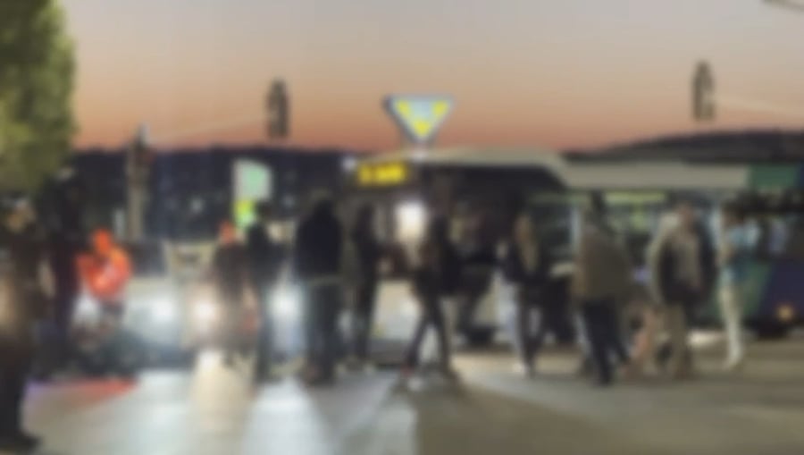 ההפגנה בכניסה לירושלים