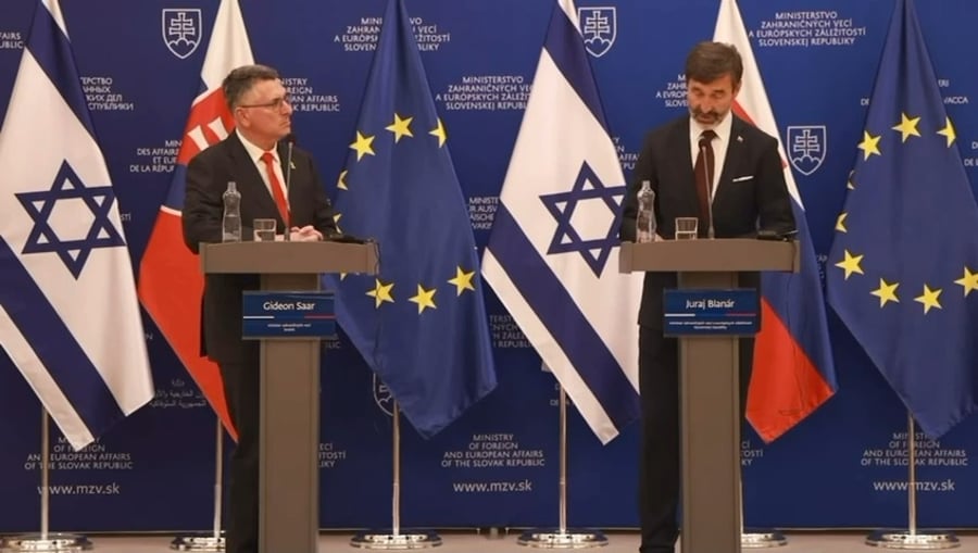 דבריו של שר החוץ הסלובקי