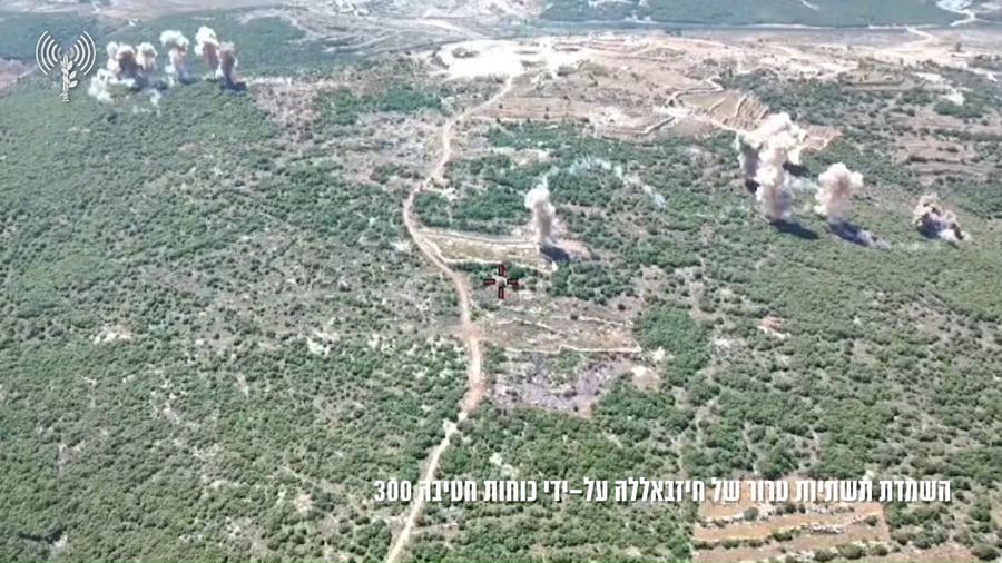 תיעוד מהשמדת תשתיות טרור של חיזבאללה