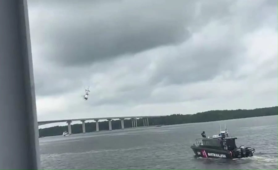 המסוק מתרסק