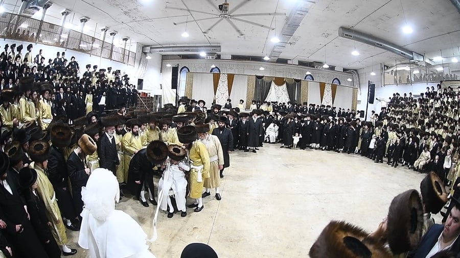 האדמו"ר מתולדות אברהם יצחק בריקוד מצווה טאנץ