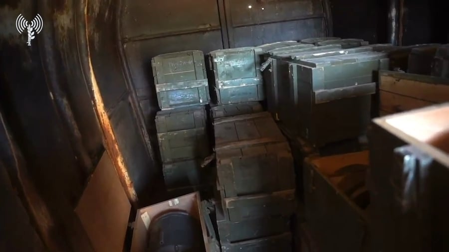 אמצעי הלחימה שאותרו והוחרמו במרחב