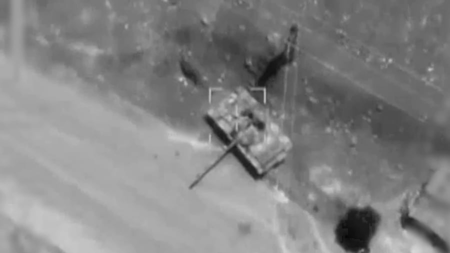 תקיפת הטנקים בדרום סוריה