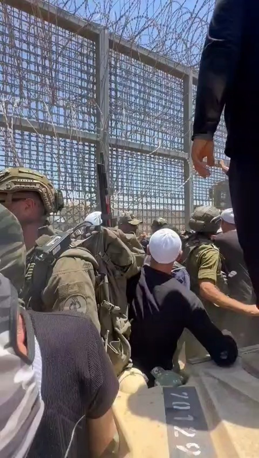 תיעוד דרמטי מהגבול 